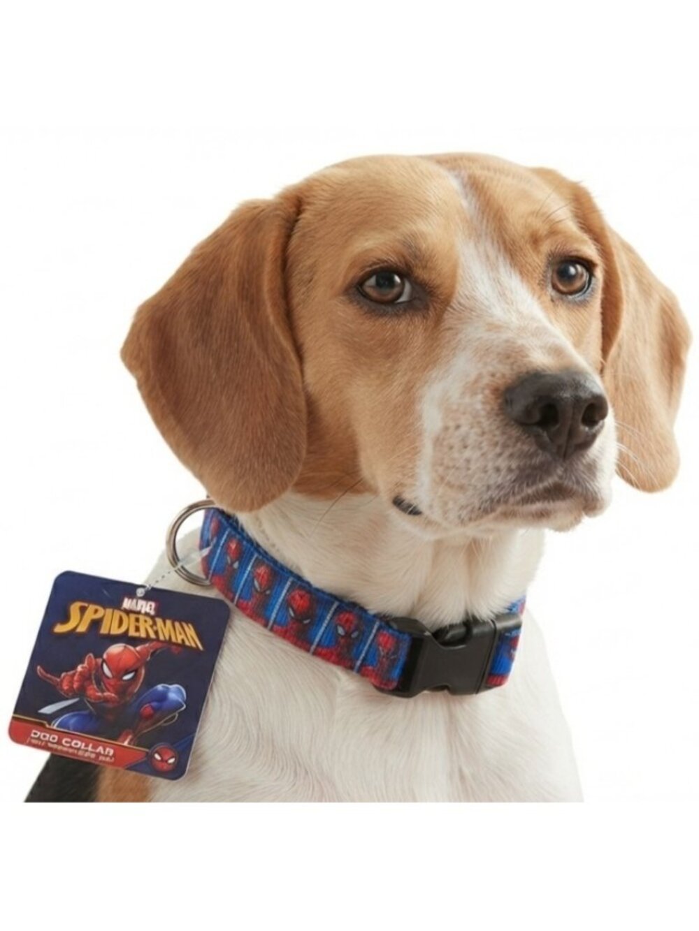 Marvel Spider-Man Dog Collar Small / Medium 15-35lbs Adjustable Blue Red NWT